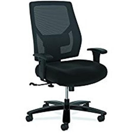 COMFORTCORRECT High-Back Big & Tall Task Chair with Adjustable Arms & Lumbar; Black CO521692